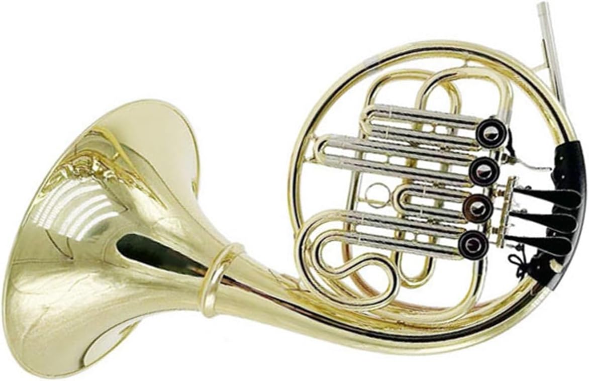 4 Key French Horn Suitable For Beginners To Play B Flat Single Row Three Key Four Split French Horn Wind Instrument(5)