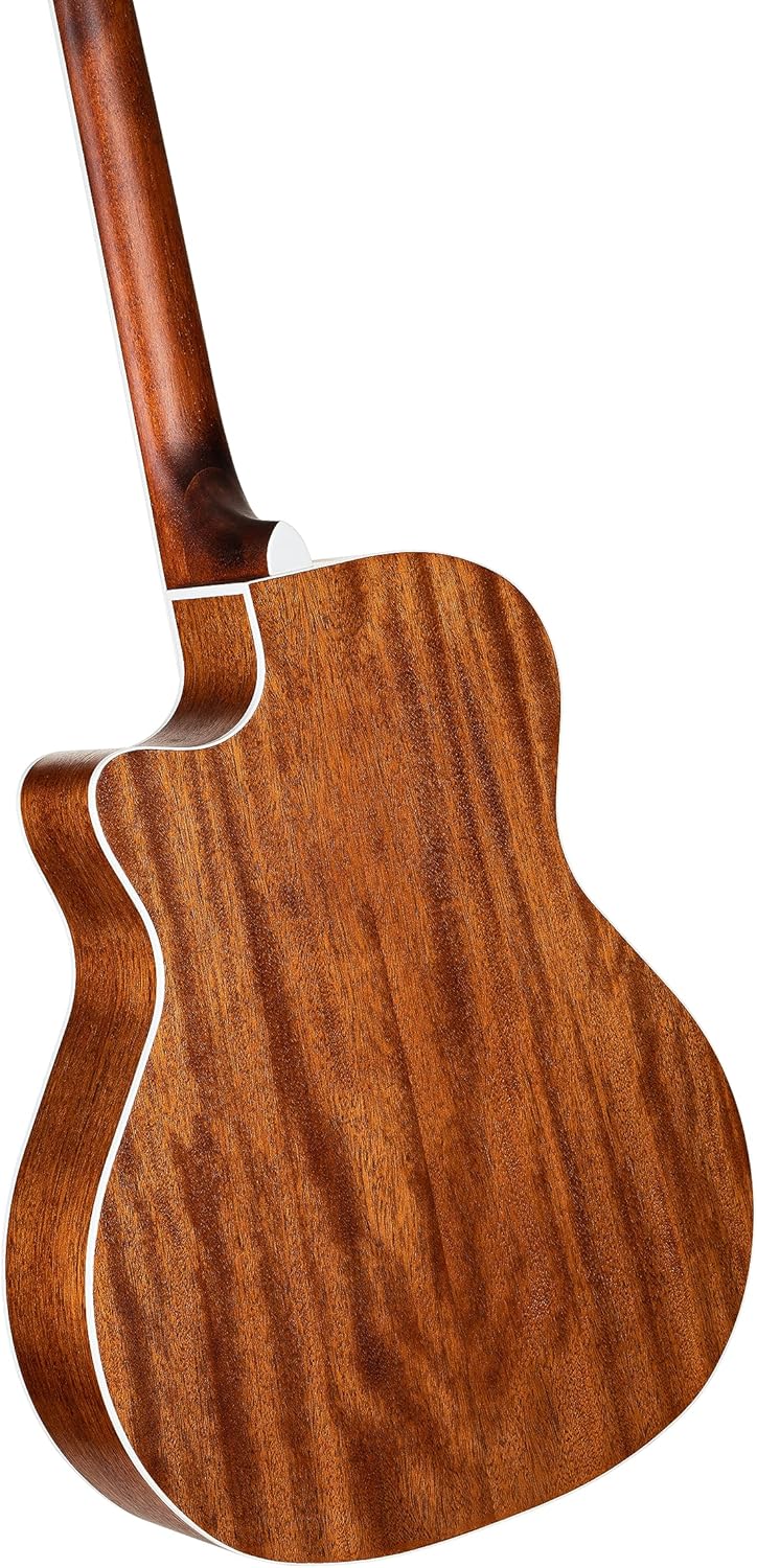 Cort Grand Regal Series GA-MEDX Acoustic-Electric Guitar, Open Pore