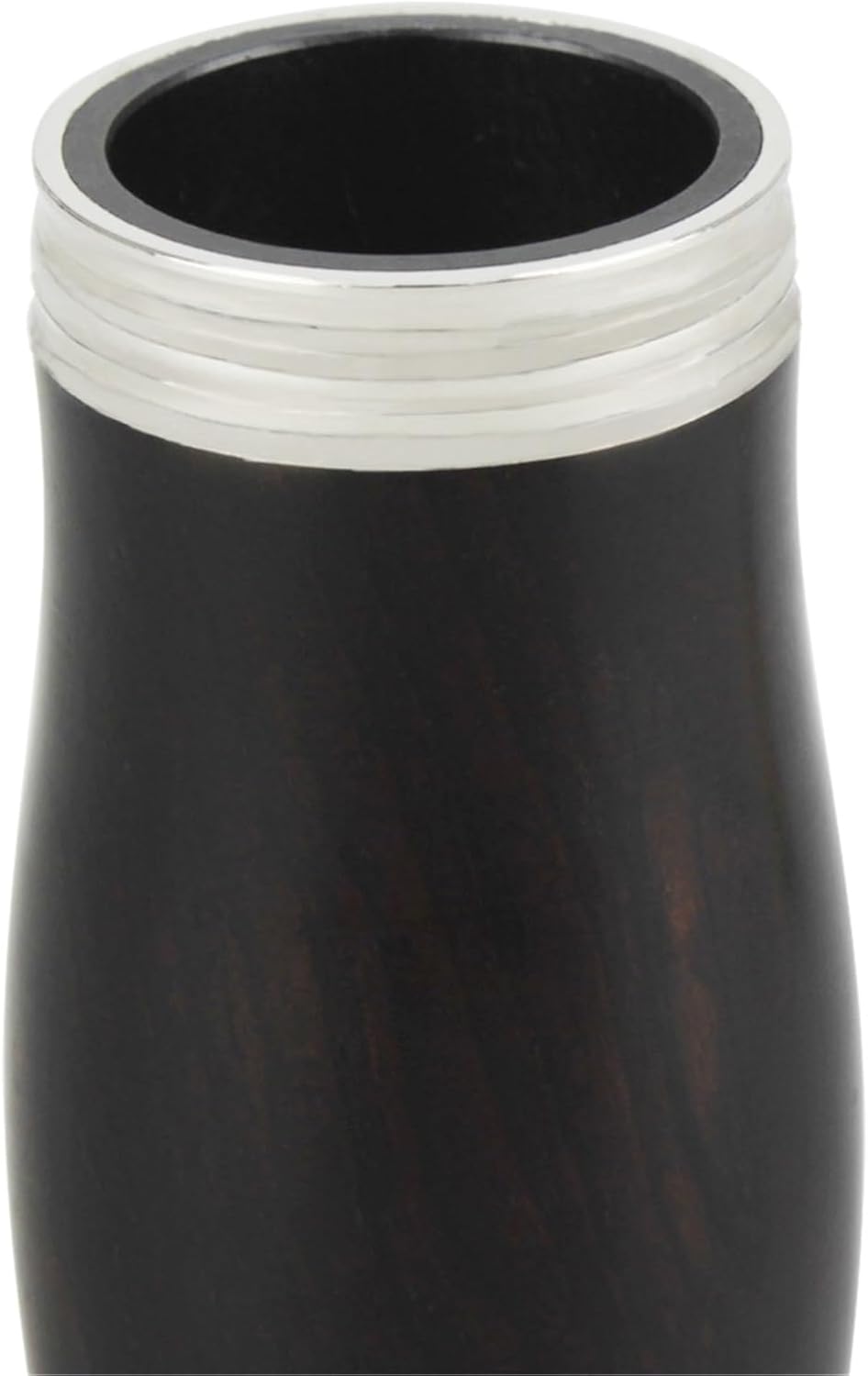 Clarinet Replacement Parts B Flat Clarinet Ebony Tube Clarinet Tube Black With Metal Silver Edge Professional Tuning Wind Instrument Accessories