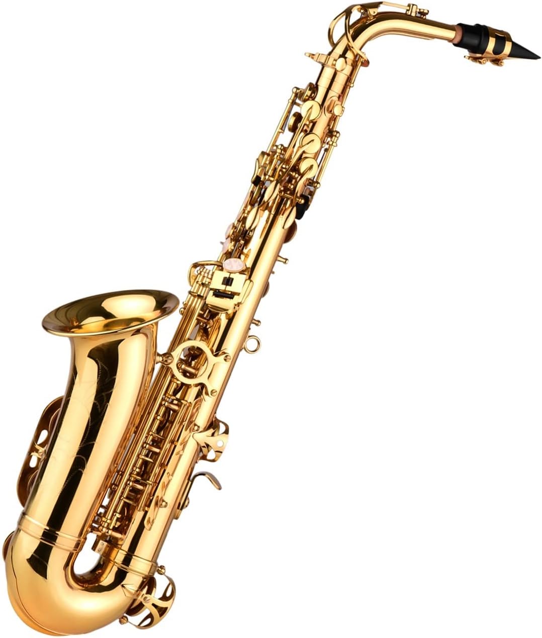 EB Alto Saxophone Brass Lacquered Alto Sax Wind Instrument