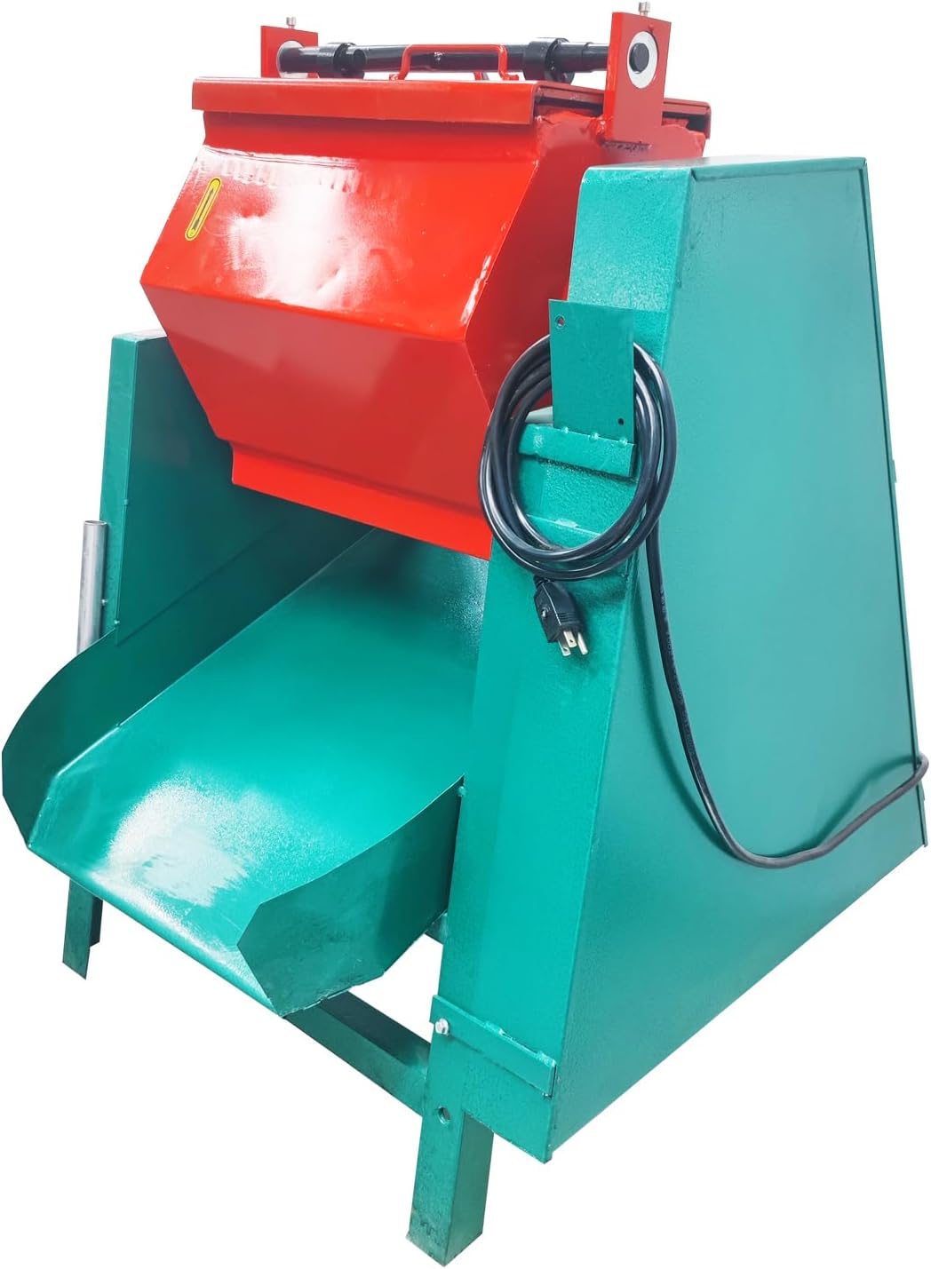 TECHTONGDA Vibration Grinder Polisher Electric Drum Polishing Machine Deburring Chamfering Machine Polyurethane Inner Liner 60L 110V 750W