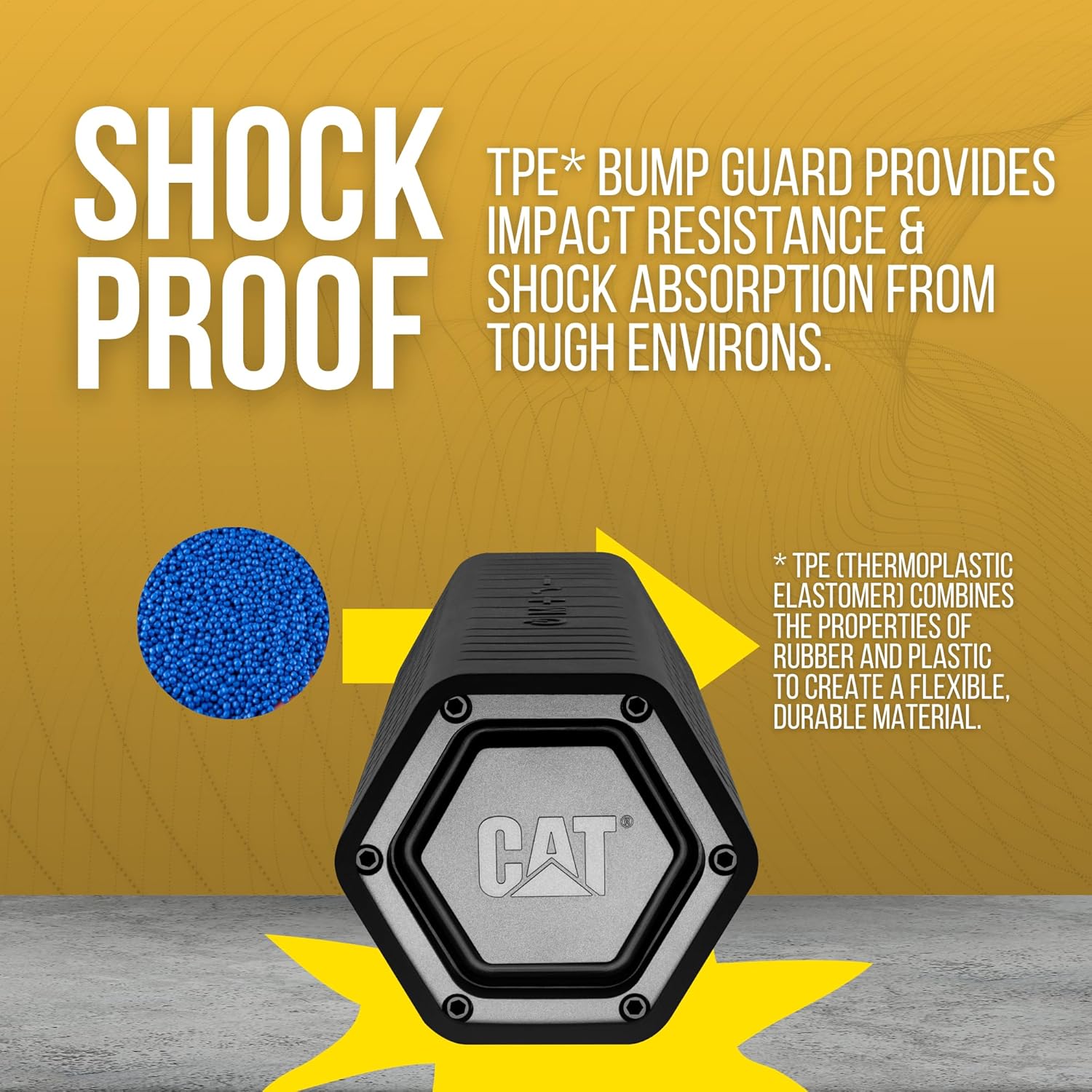 CAT Earbud and Speaker Bundle - Bluetooth Noise Cancelling Earbuds | Wireless Portable Speaker | Headphones Combo