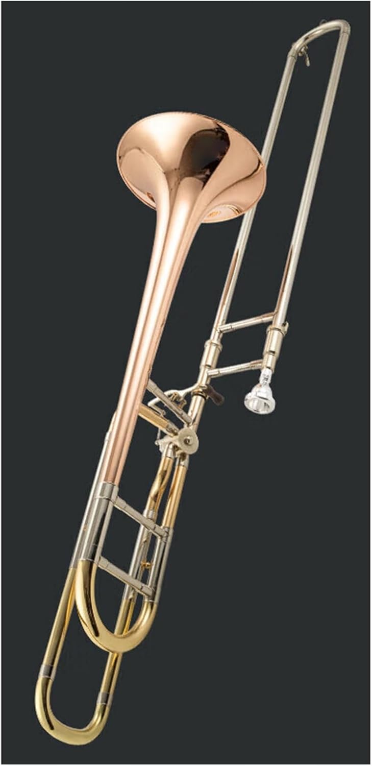 Tenor B flat trombone instrument phosphor bronze