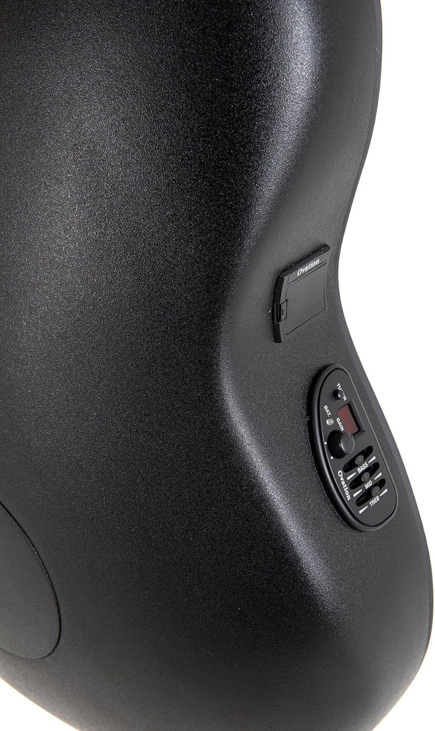 Ovation Celebrity Elite Plus CE44P-TGE A/E Guitar - Dark Tiger Eye, Black