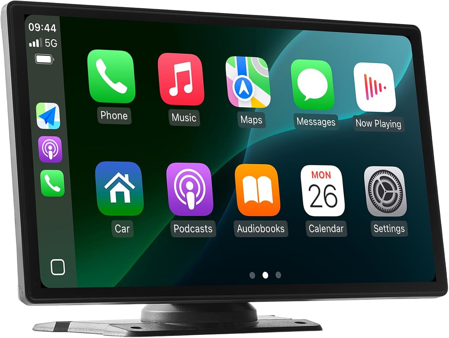 VEVOR Wireless Car Stereo, 9-Inch HD Portable Radio Touch Screen Compatible with Apple CarPlay & Android Auto, CarPlay Screen with Backup Camera, Voice Control, Mirror Link, Bluetooth, GPS Navigation