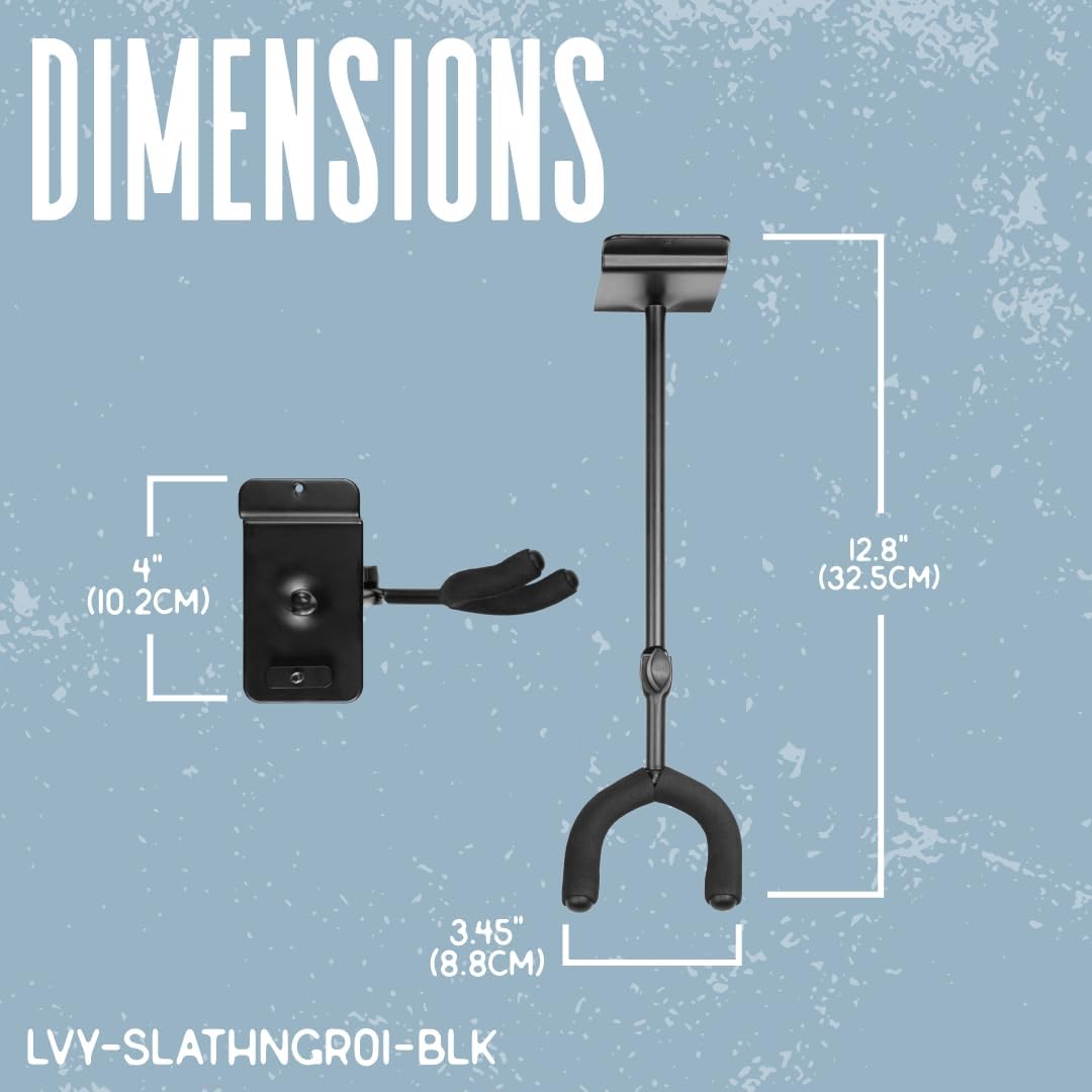 Levy's Leathers Adjustable Slatwall Guitar Hanger