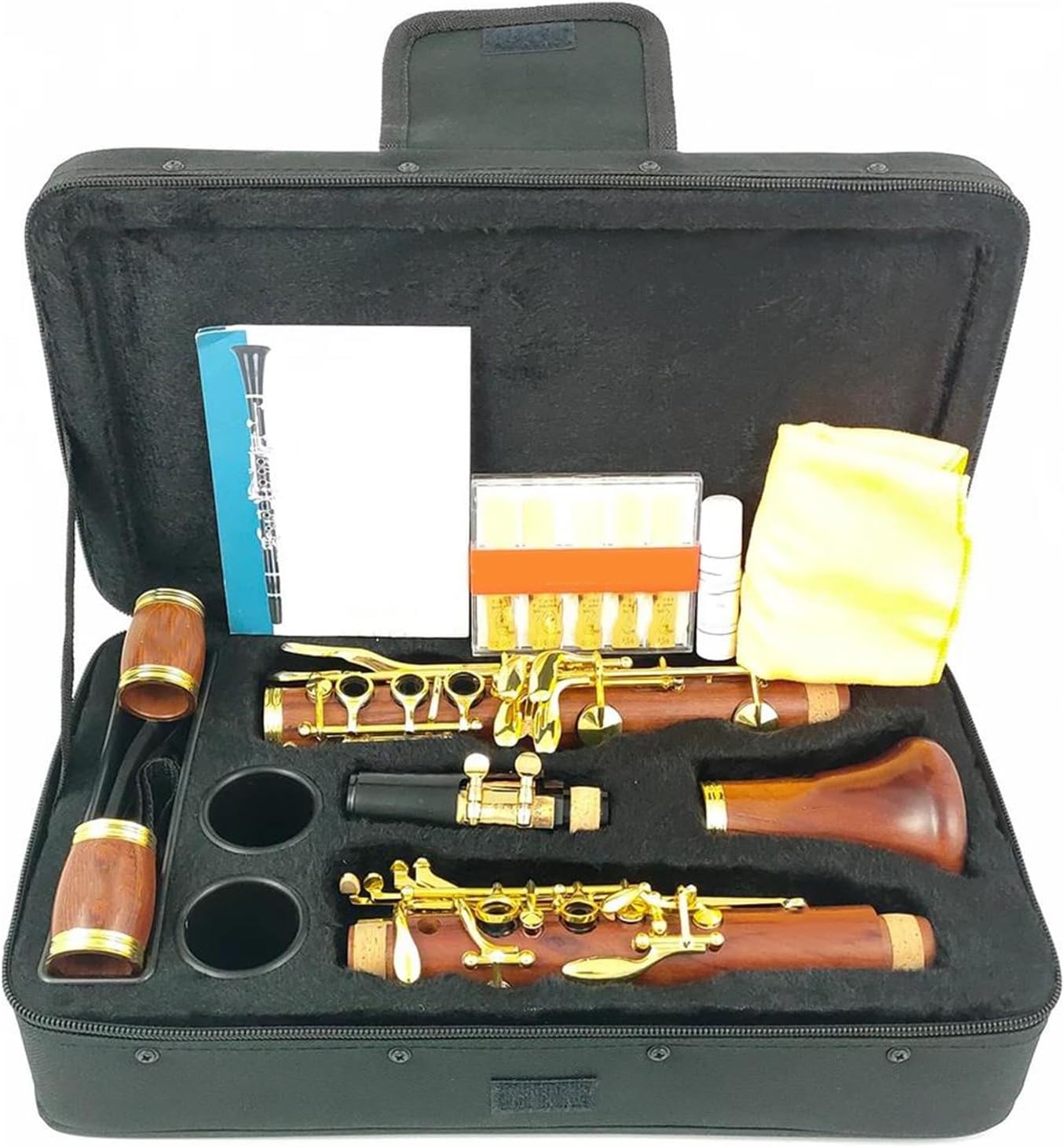 Clarinet Musical Instruments Clarinet C Key Rosewood Clarinet Gold Plated Keys Perfect For Orchestra And Solo