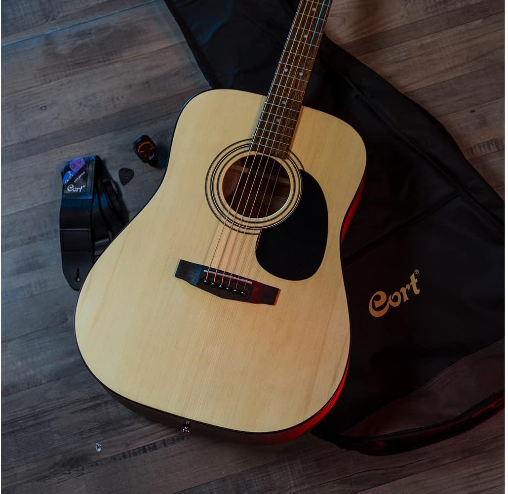Cort Standard Series Trailblazer Acoustic Guitar Pack, Open Pore