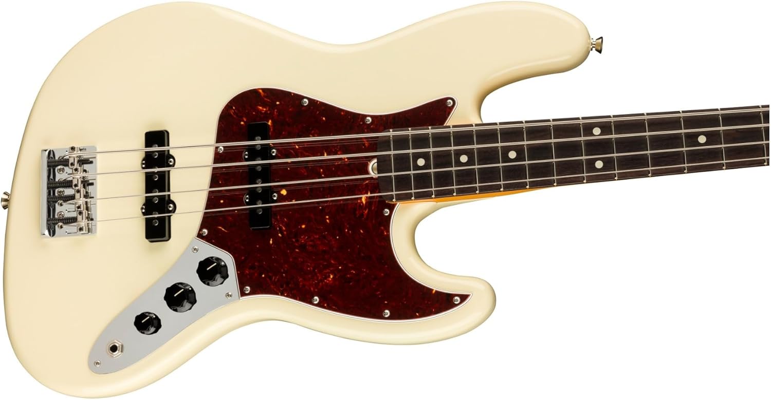 Fender American Professional II Jazz Bass, Olympic White, Rosewood Fingerboard