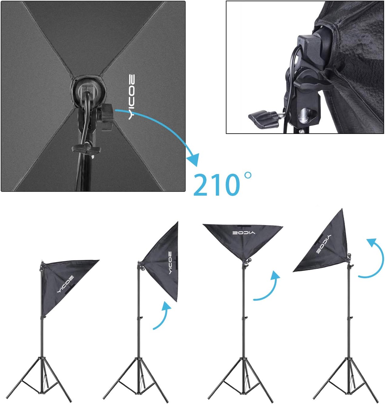 Softbox Photography Lighting Kit Professional Photo Studio Equipment 20