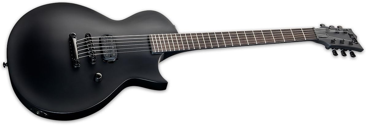 ESP LTD EC-Black Metal Electric Guitar, Black Satin