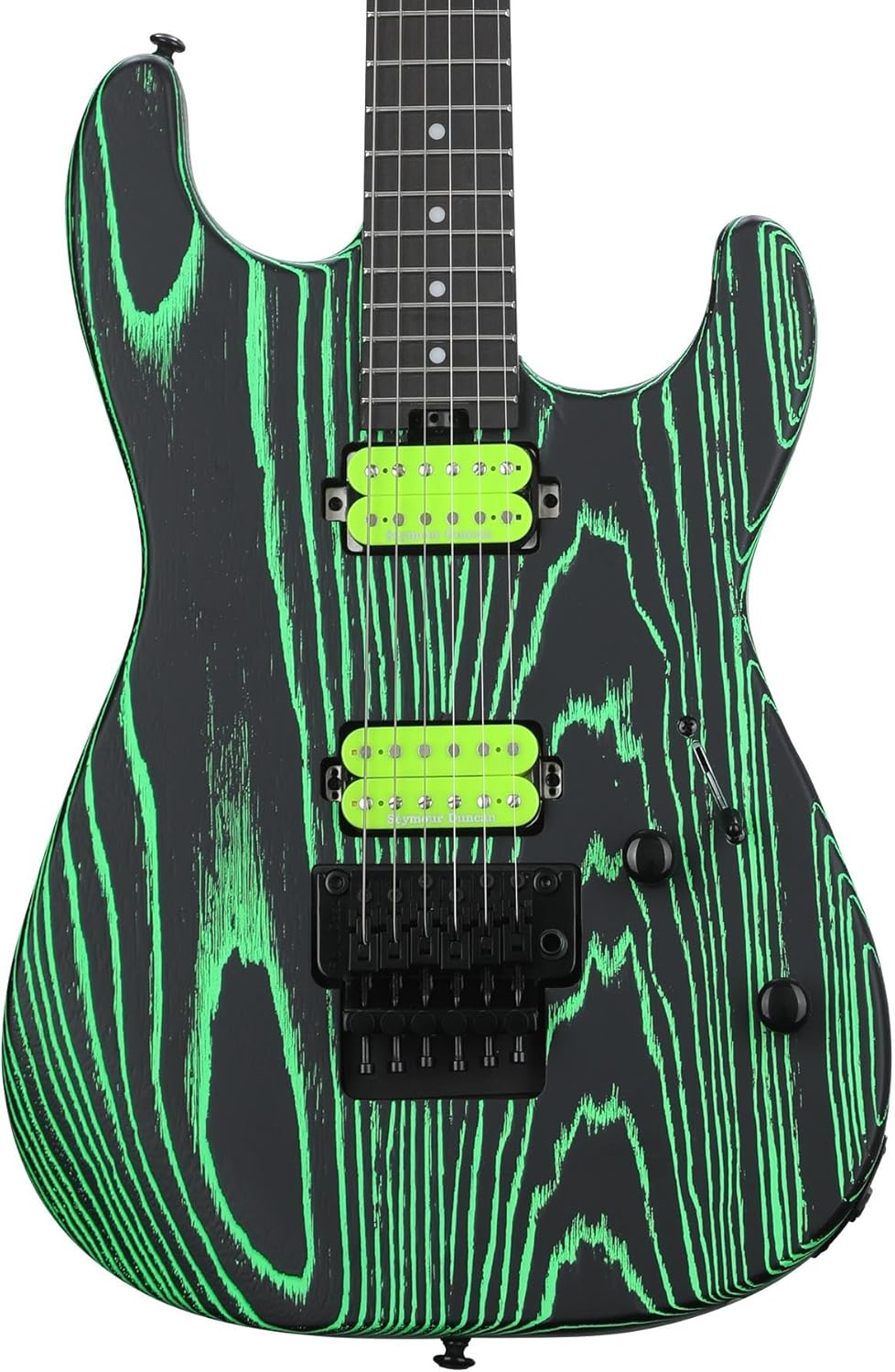 Charvel Pro-Mod San Dimas Style 1 HH FR E Ash Electric Guitar - Green Glow with Ebony Fingerboard