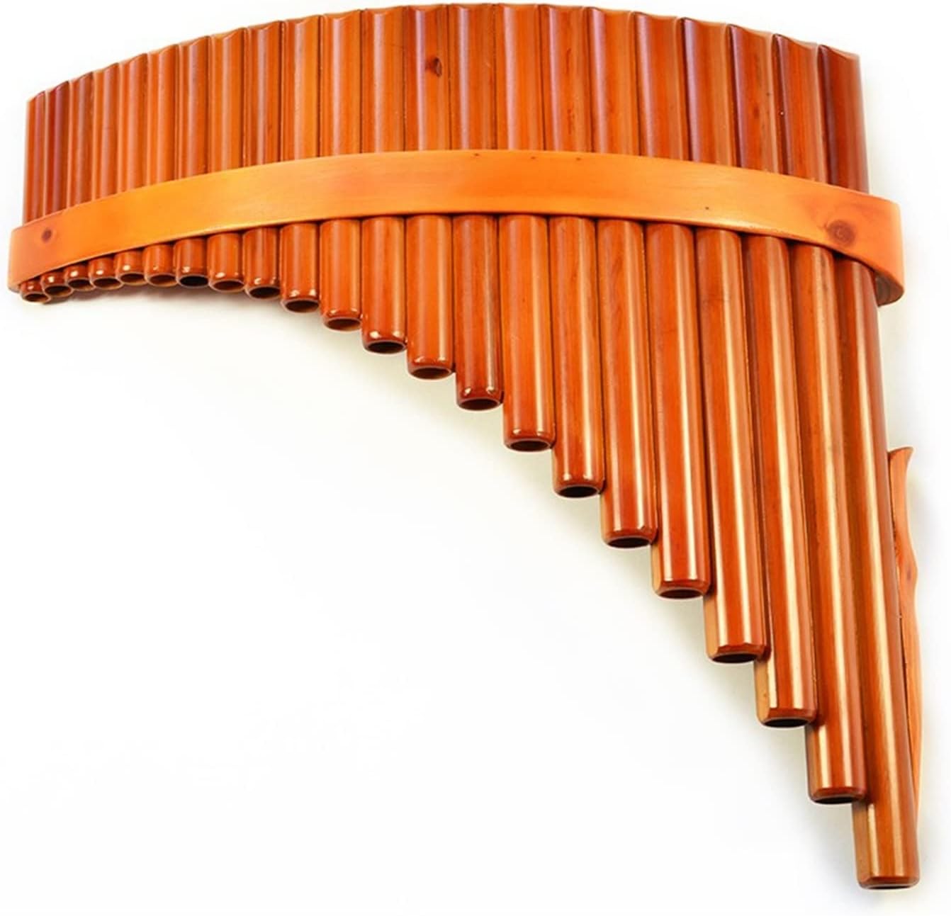 PanPipes Woodwind Instrument Pan Flute 22 Tube G Tune Plus Hoop Pan Flutenational Musical Instrument (Color : 22 Tube G Key)