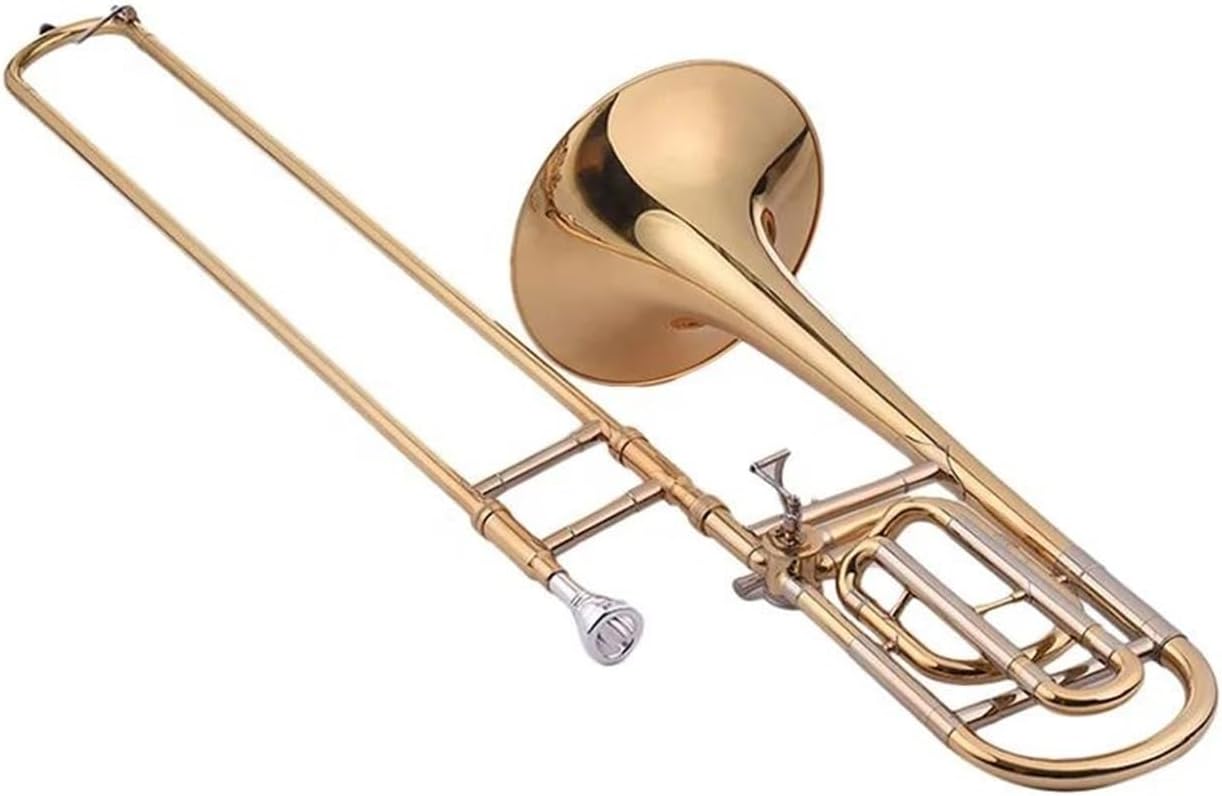 Professionals euphonium Bb/F Key Gold Tuning Slide Trombone Trombon Musical Instrument High Hardness Not Easy To Fade
