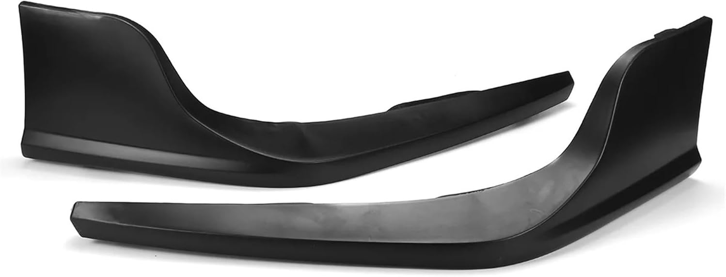 A Pair Car Front Bumper Lip Splitters Diffuser Spoiler Protection Guard Aprons, Compatible for Toyota Corolla S Models 2014 2015 2016