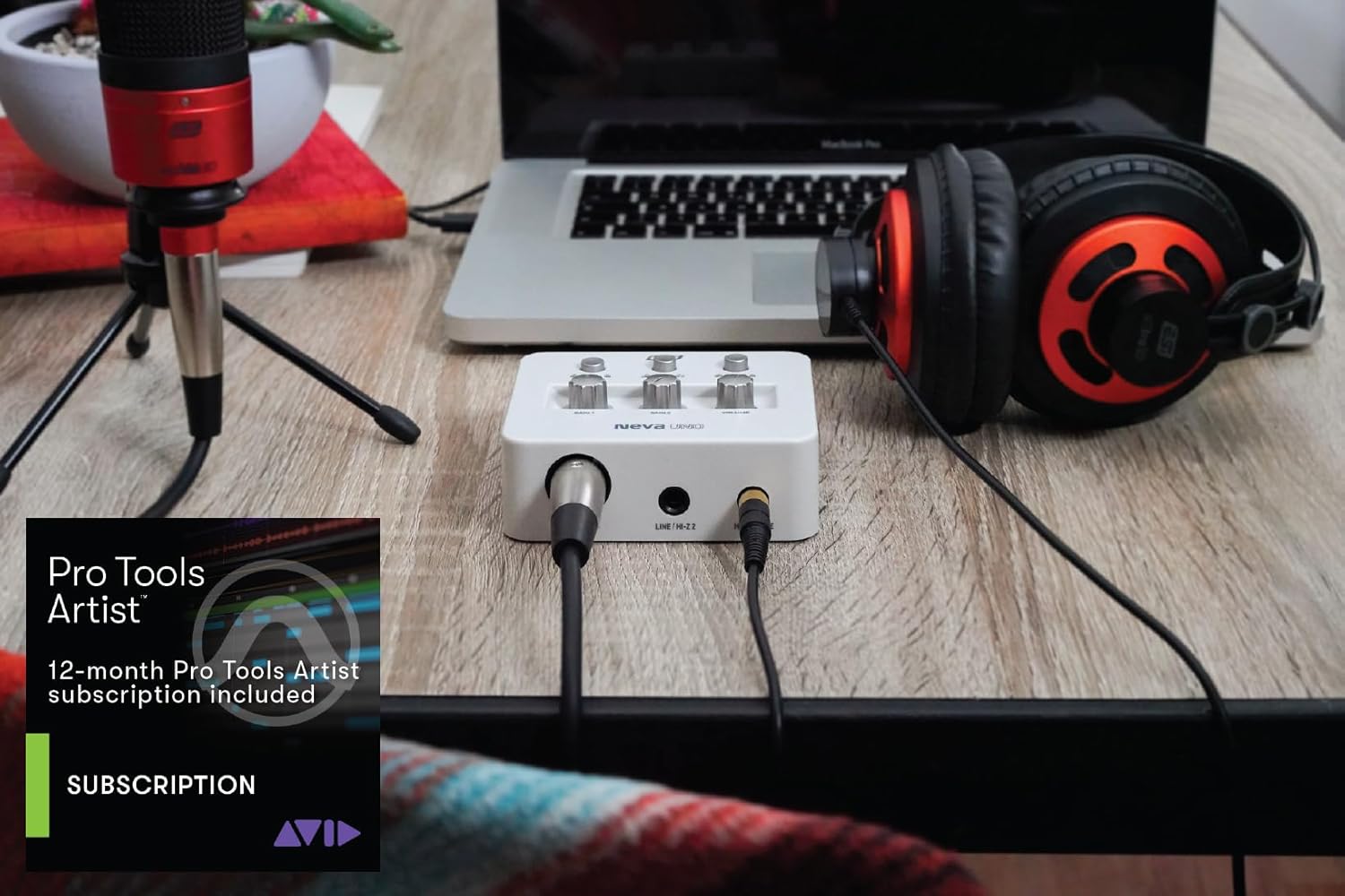 ESI Pro Tools Bundle HITMAKER UNO Audio Interface Includes Free 12 Month Subscription to Pro Tools Artist $120 Value