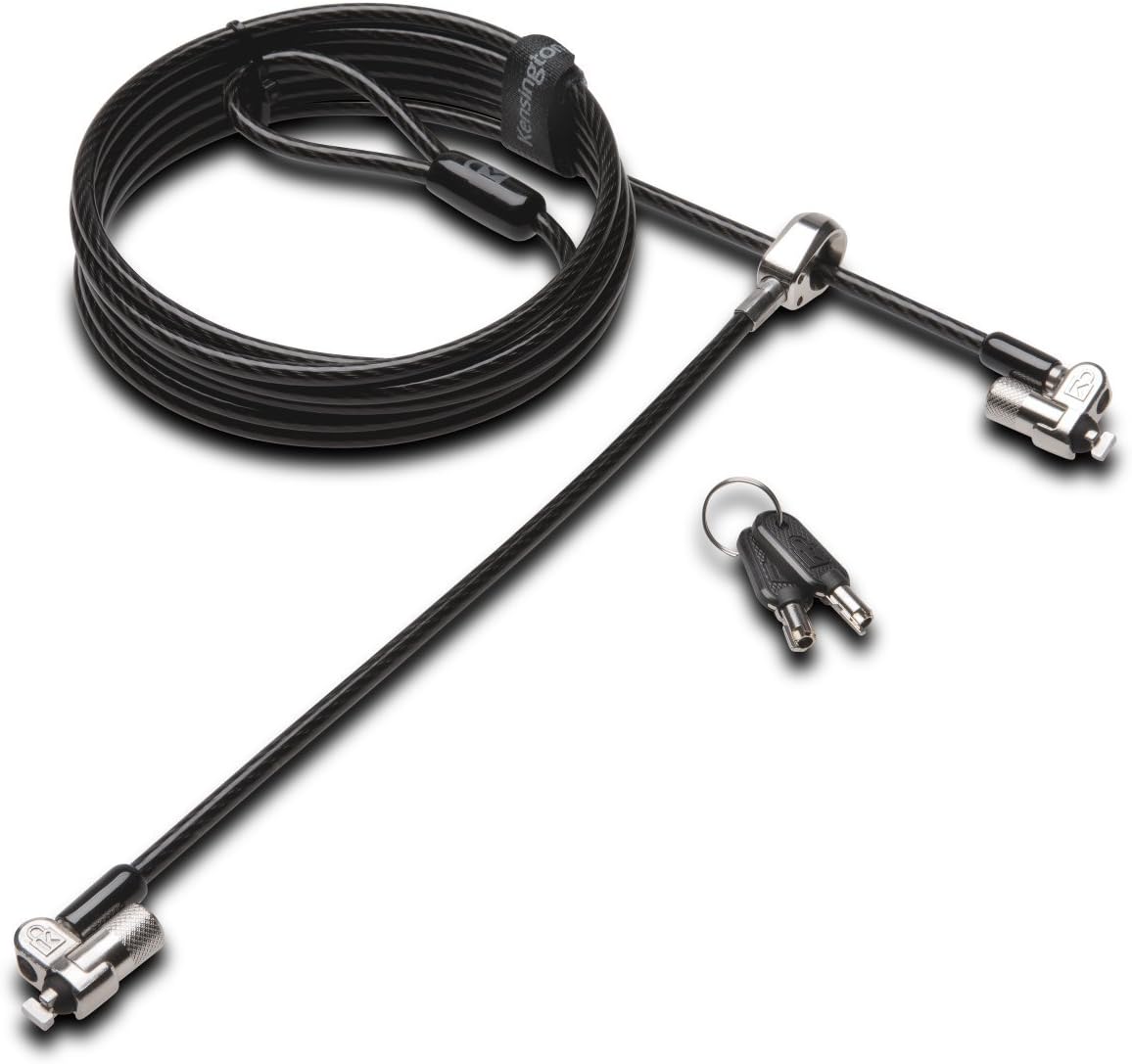 Kensington Microsaver 2.0 Keyed Twin Laptop Lock - Custom Keyed