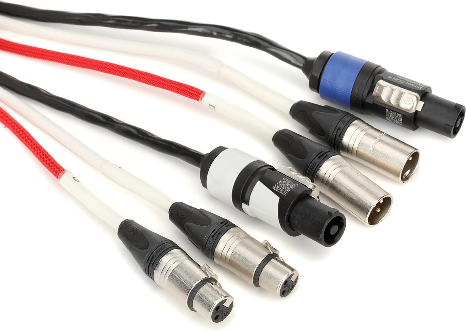 Proco EC5 Siamese Twin Dual XLR Audio + powerCON Power Cable - 50 feet