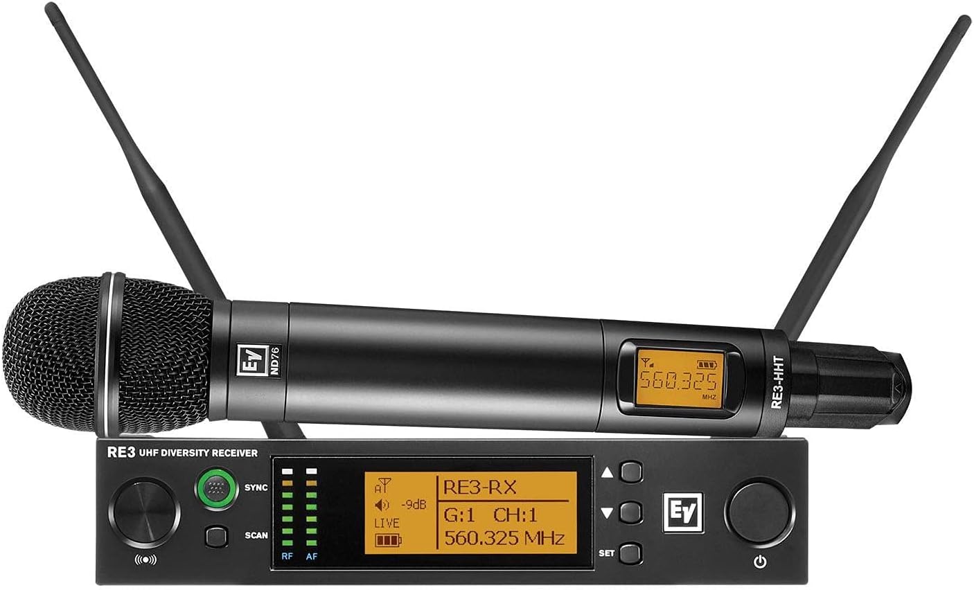 Electro-Voice RE3-ND76 Wireless Handheld Microphone System - 5H Band