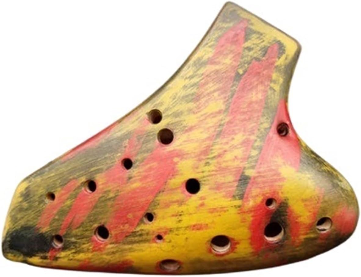 TEMKIN Ocarina Triple Ocarina Instruments Pottery Treble SD Tone Ocarinas Professional Musical Instrumentation Accessories Flute (Color : 2)