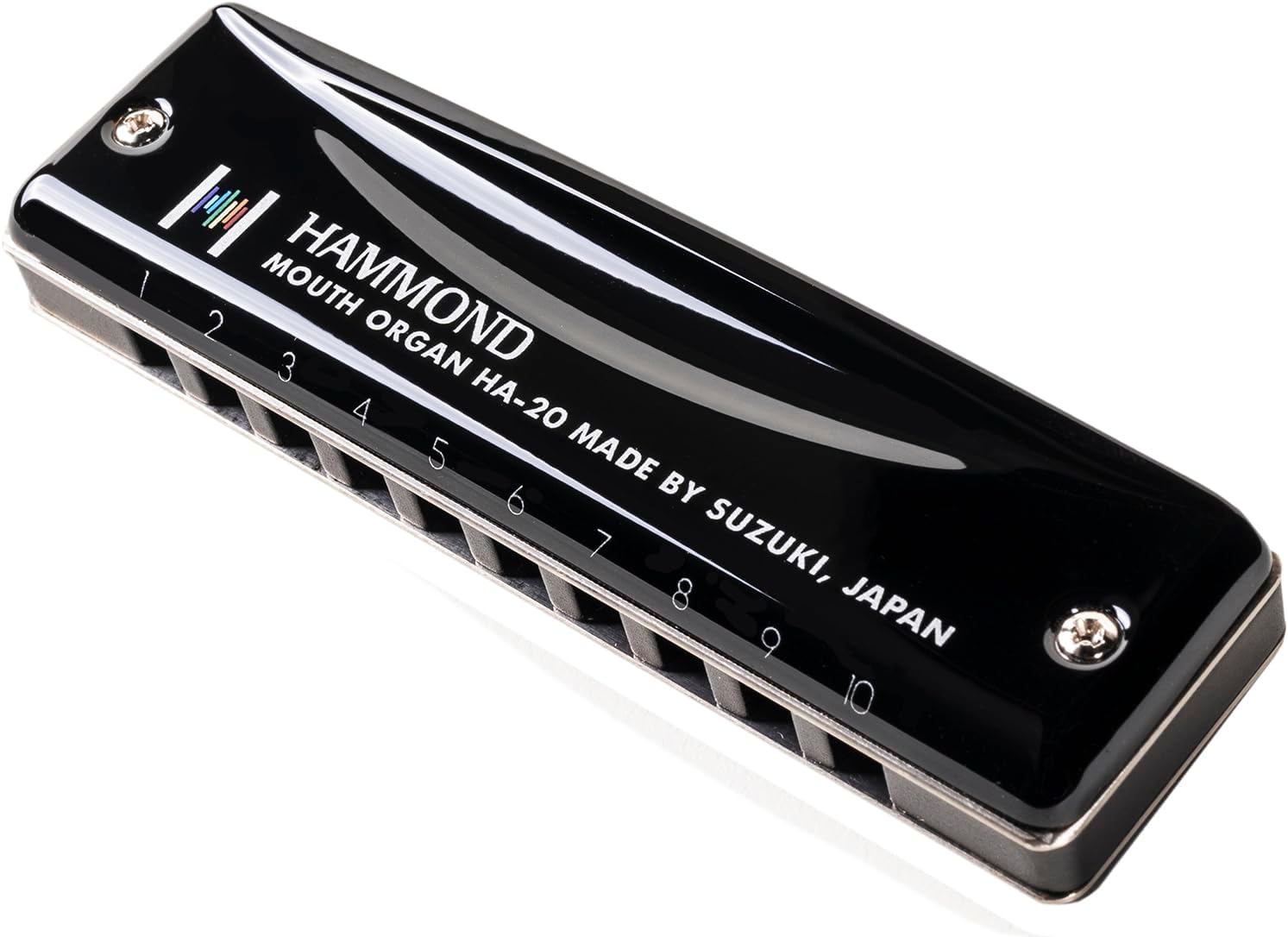 Suzuki HA-20-B Promaster Hammond Professional 10-Hole Diatonic Harmonica, Key of B