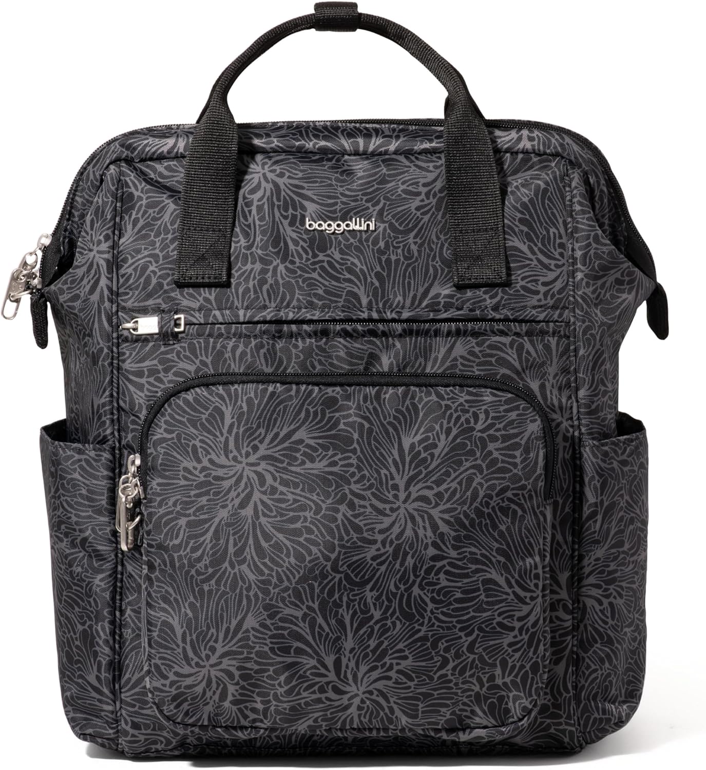 Baggallini Securtex Anti-Theft Windsor Backpack for Travel, Work & College, RFID & Locking Zipper, Up to 16