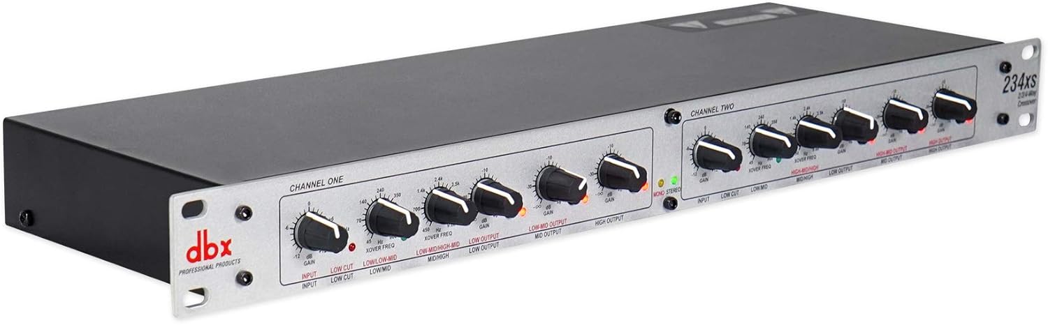 dbx 234xs Stereo 2-Way, Mono 4-Way Crossover with XLR Connectors