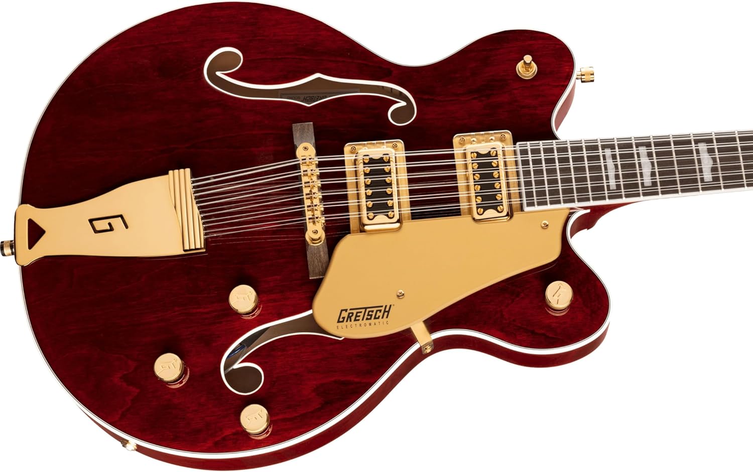 Gretsch G5422G-12 Electromatic Classic Hollow Body Double-Cut 12-String Guitar with Gold Hardware and Laurel Fingerboard (Right-Handed, Walnut Stain)