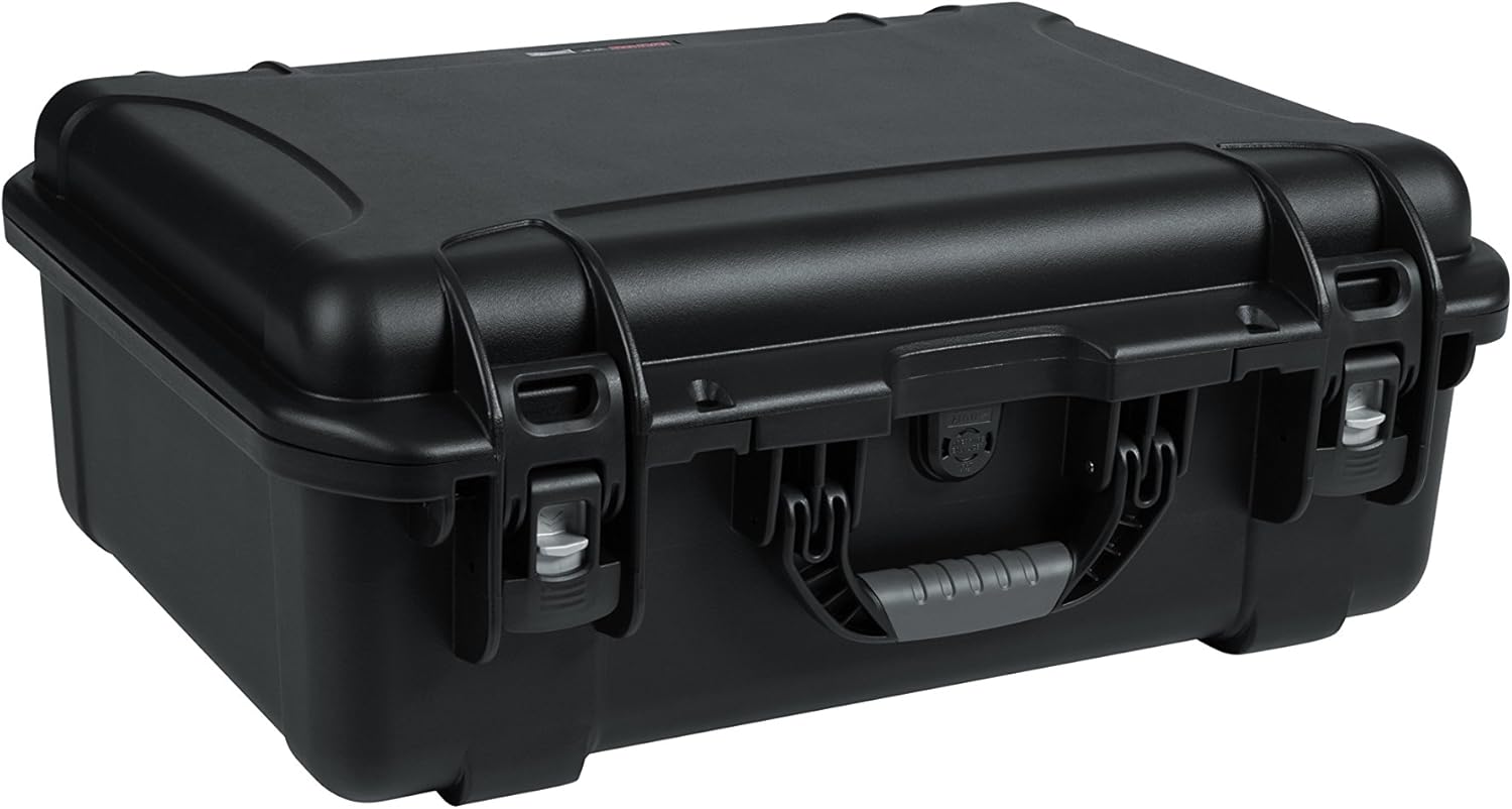 Gator Cases Titan Series Water Proof Injection Molded Microphone Case, Fits up to 16 Wired Mics and Accessories (GM-16-MIC-WP)