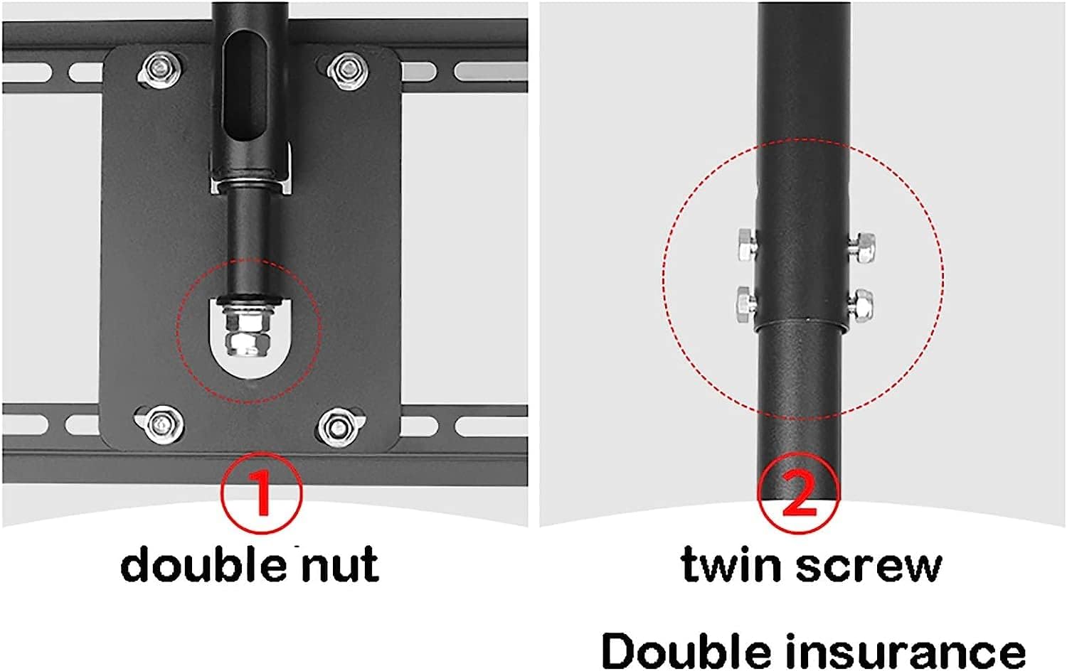 Universal TV Stand Multifunction TV Ceiling Mount, Height Adjustable Flat Slope Ceiling TV Wall Mount, Ceiling TV Bracket Fits 42-70 Inch TVs Plasma Panel Display (4m