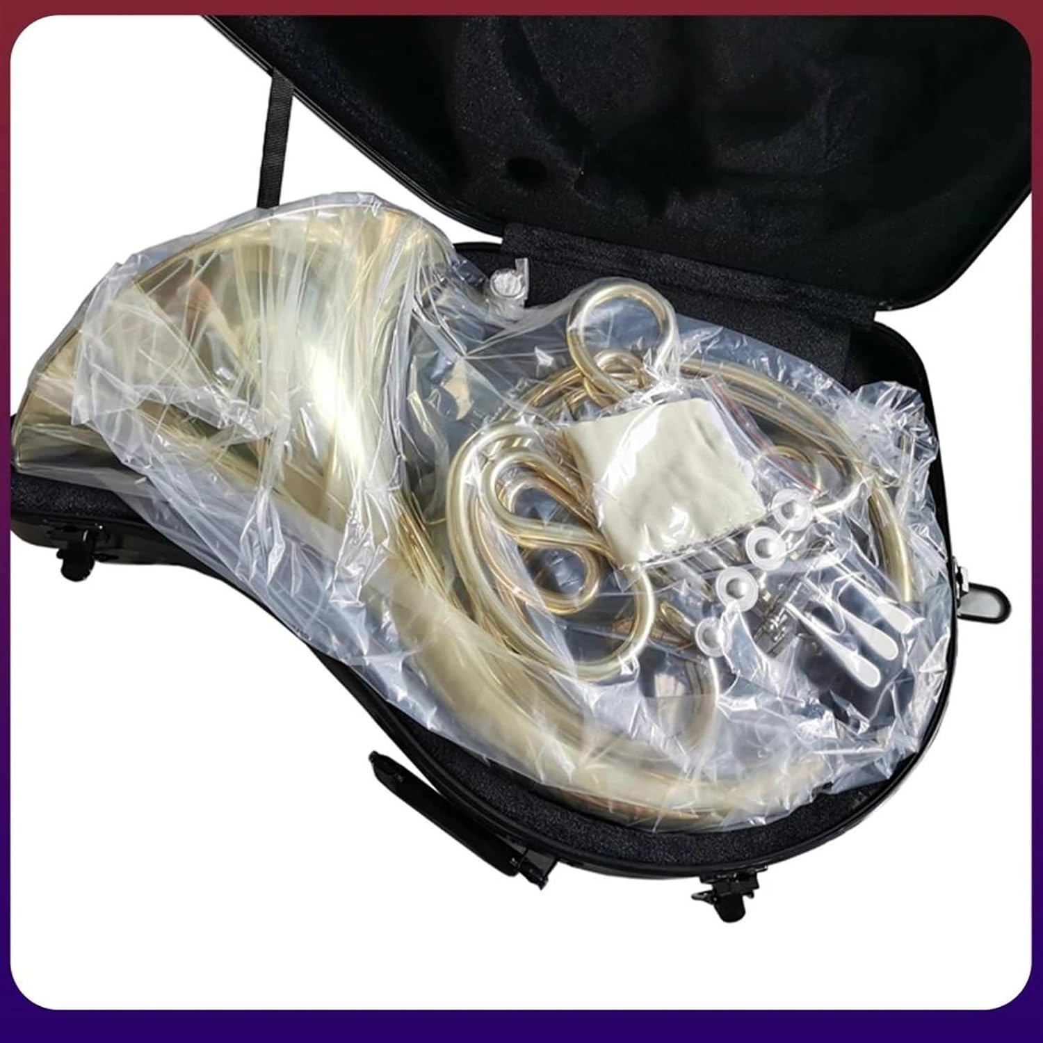 Brass French Horn F/Bb French Horn Musical Instruments Double Yellow Brass Body With Case Mouthpiece Lacquer Finish