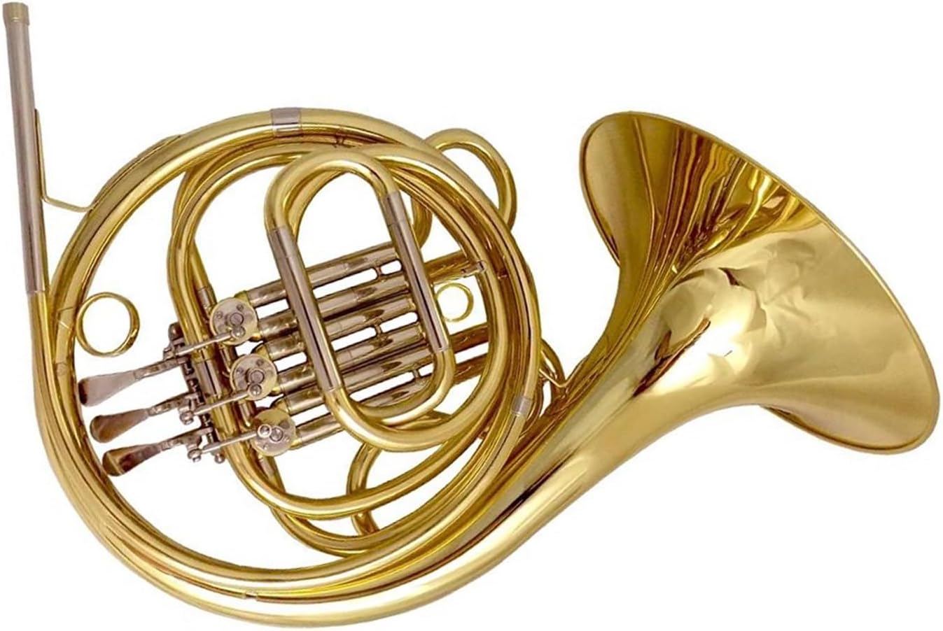 Brass French Horn Professional Eb/F Single Junior French Horn Musical Instruments With Case Mouthpiece Brass Instrument