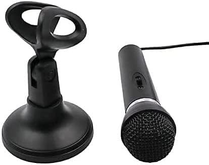 Microphone, Professional 3.5mm Jack Recording Condenser Microphone Compatible with PC, Laptop, Desktop Stand