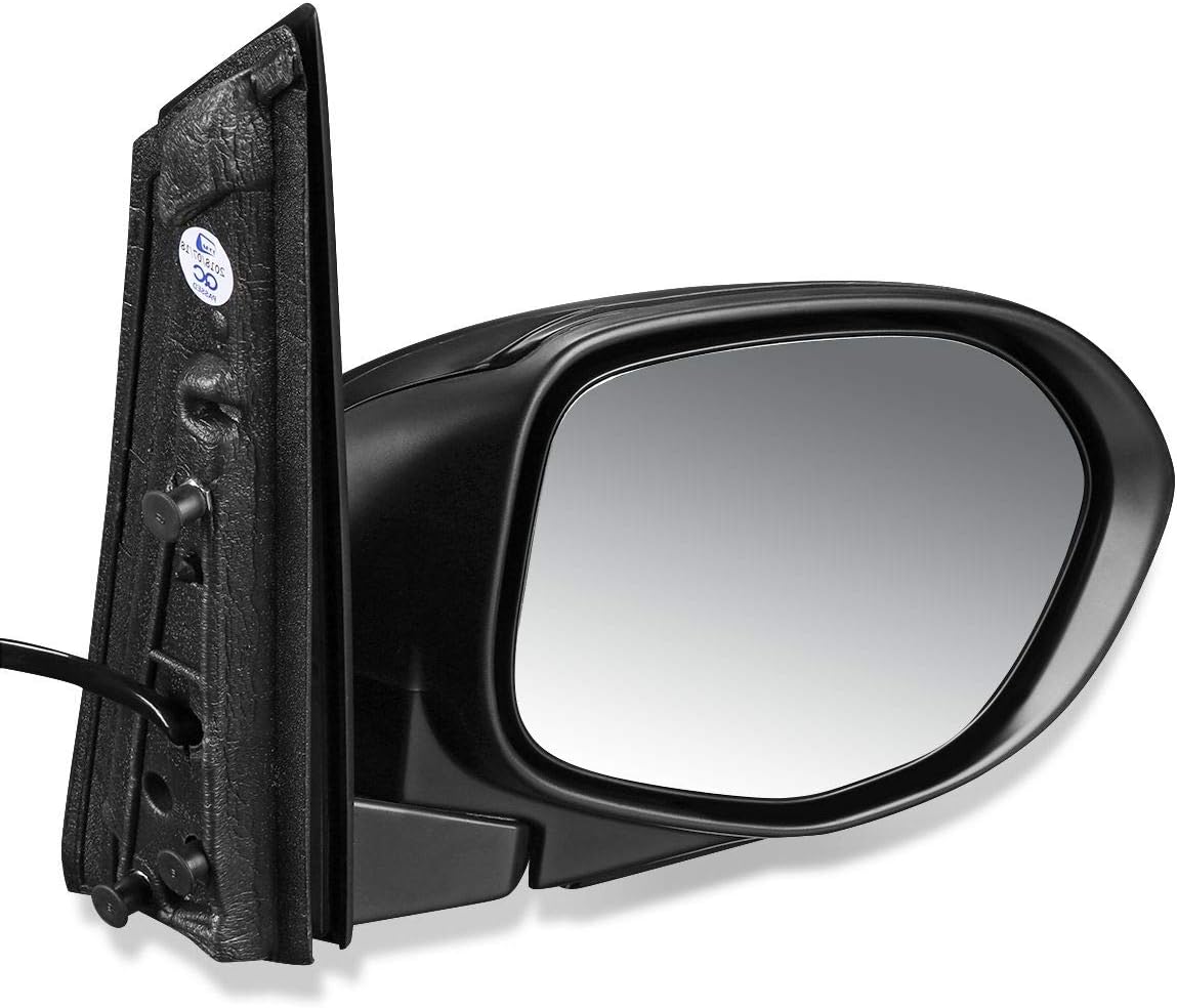 DNA Motoring OEM-MR-HO1321277 Factory Style Powered Right Side Door Foldable Rear View Mirror Compatible with 14-17 Honda Odyssey