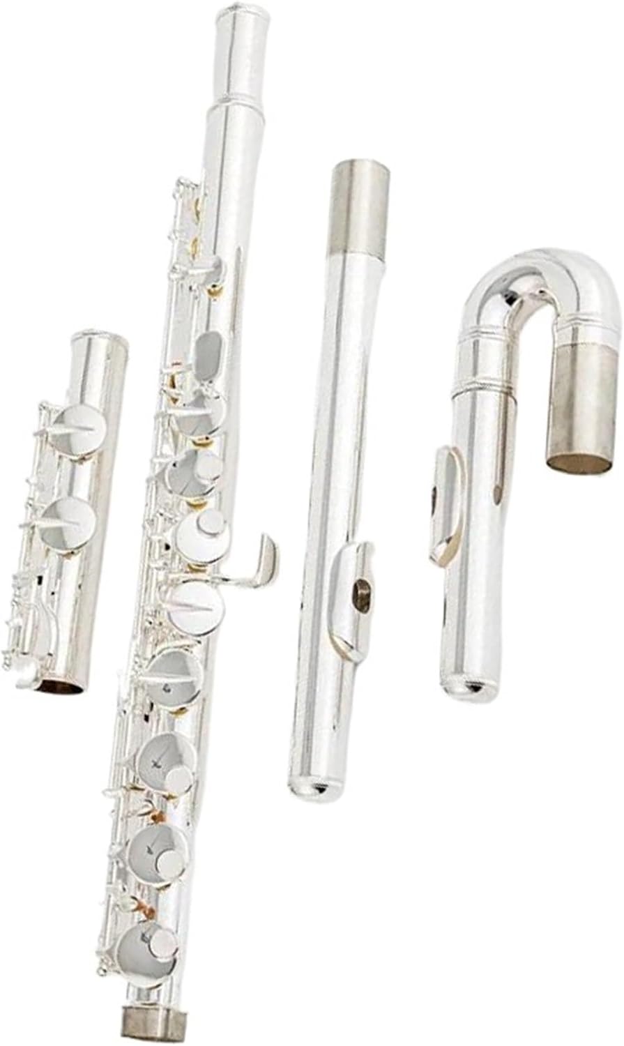 Woodwind Instruments Alto Flute 16 Closed Hole Keys Sliver Plated Professional Musical Instrument With Case