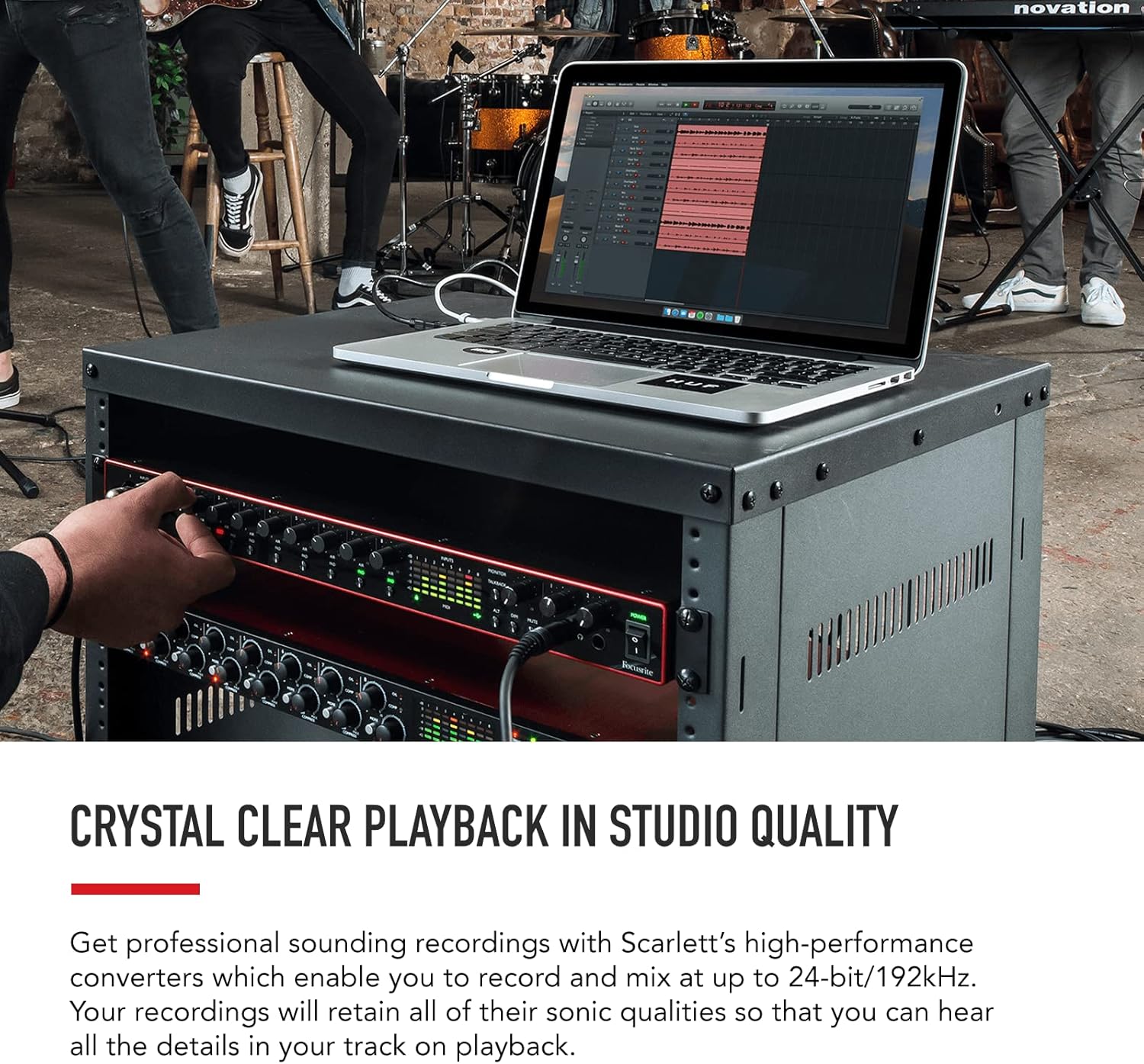 Focusrite Scarlett 18i20 3rd Gen USB Audio Interface for Recording, Producing and Engineering — High-Fidelity, Studio Quality Recording, with Transparent Playback