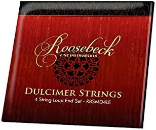 Includes: Roosebeck Deluxe Dulcimer 4 String, Solid Spruce Top W/Kntowork Cutouts + Extra String Set
