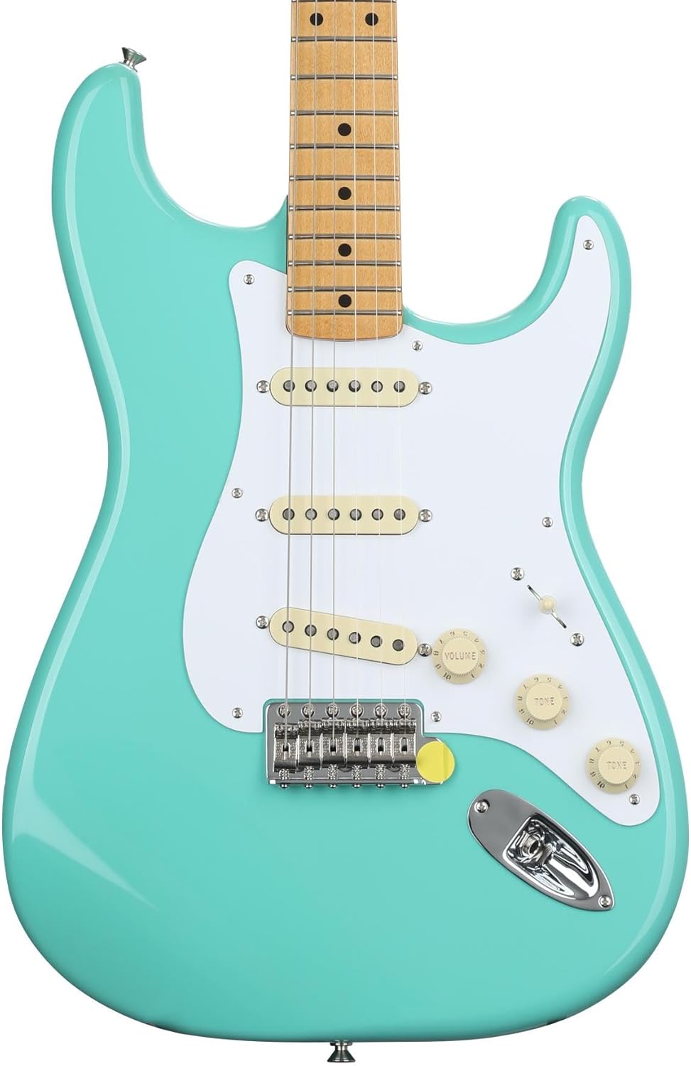 Fender Vintera 50s Stratocaster Electric Guitar, Sea Foam Green, Maple Fingerboard