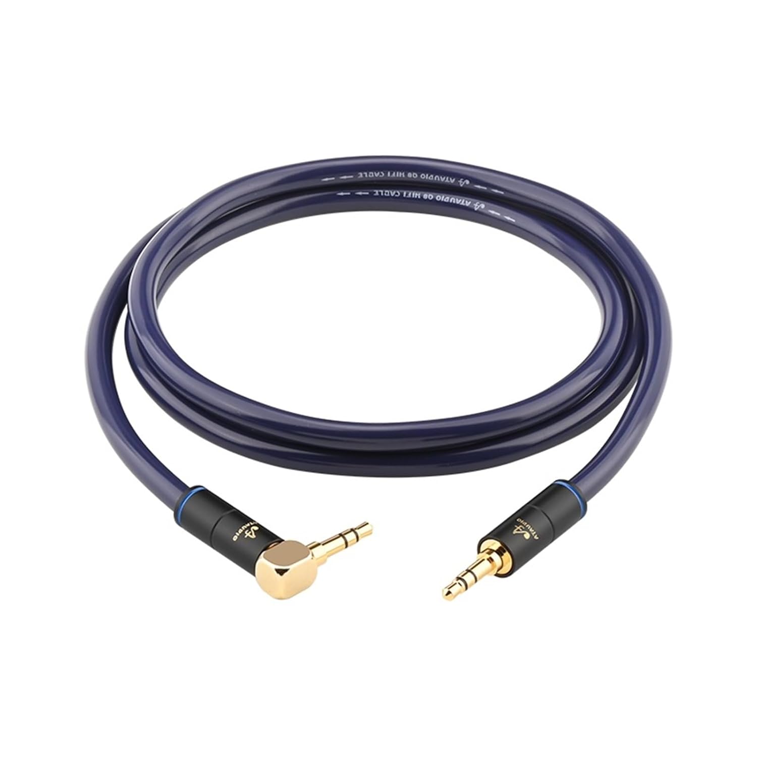 Grade Aux Cable 6N OFC with Shield Cable Stereo 3.5mm Headphone Amplifier Audio Cable(3.5mm (I to L),2m)