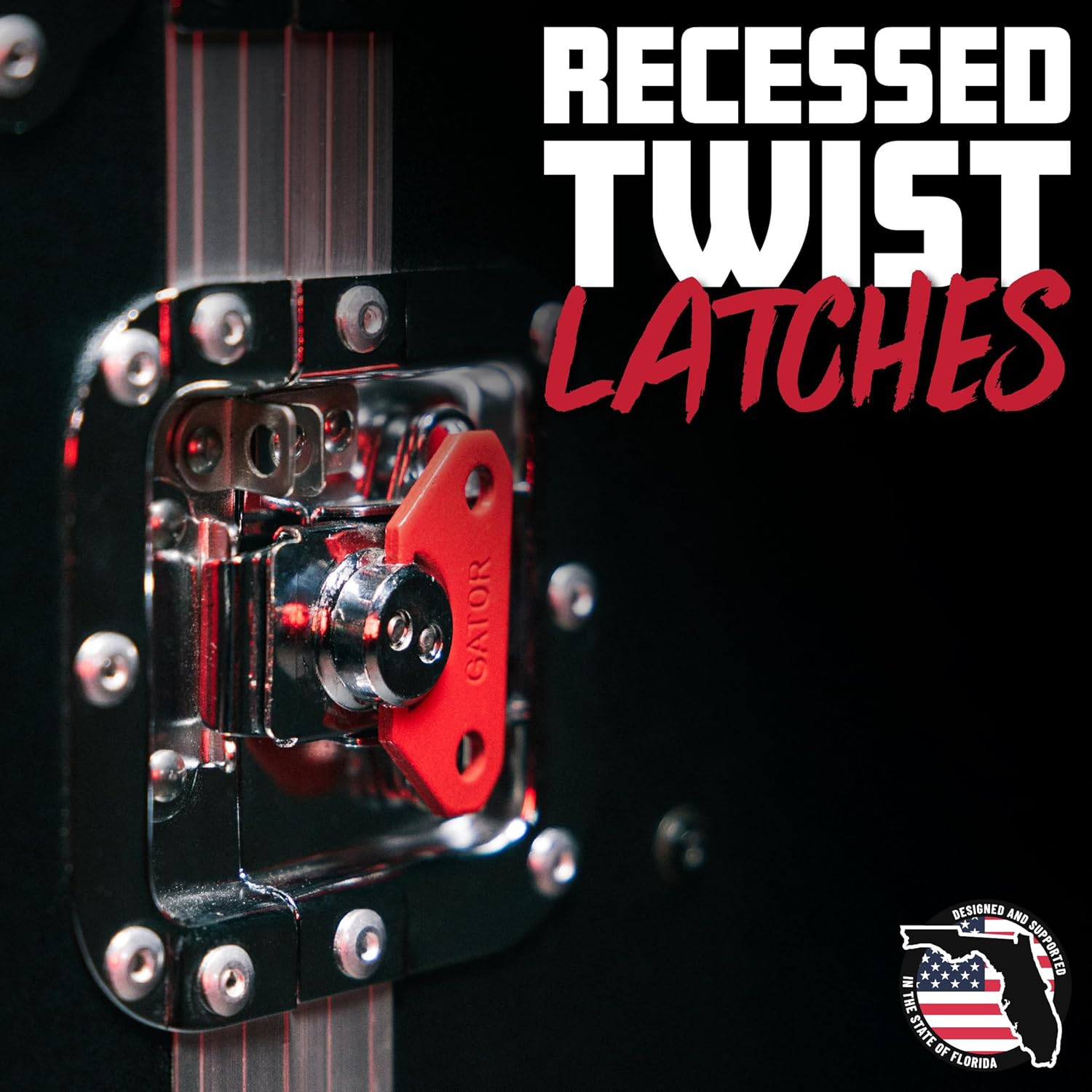 Gator Cases G-TOUR Microphone Stand Transport Flight Case; Holds 20 Mic Stands (GTOUR-MICSTAND-20)