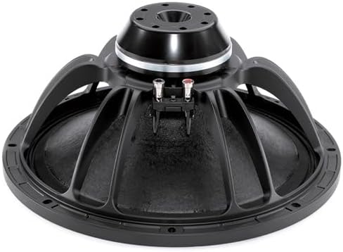 B&C Speakers ALT15NW768M 15-inch Woofer 600 Watts Rms 1200 Watts Peak 8 Ohms Double Silicone Spider Ventilated Voice Coil Gap Loudspeaker Motorcycle Car Pro Audio Components Speaker - 15NW76-8