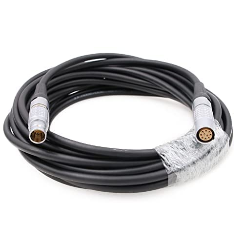 High Flex FGG 1B 10 Pin Male to PHG 1B 10 Pin Female Microphone Extension Cable for Norsinc Sound Analyzer (10M)