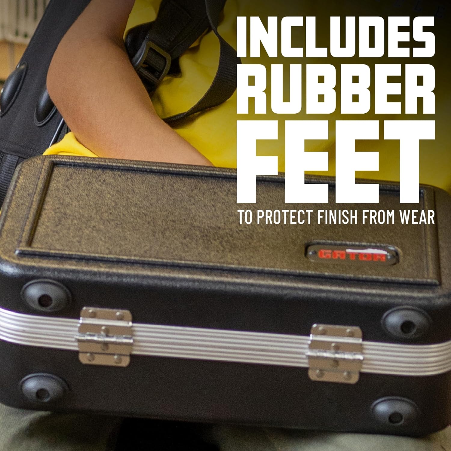 Gator Cases Andante Series Molded ABS Hardshell Case for Bb Tenor Saxophone, (GC-TENORSAX-23)