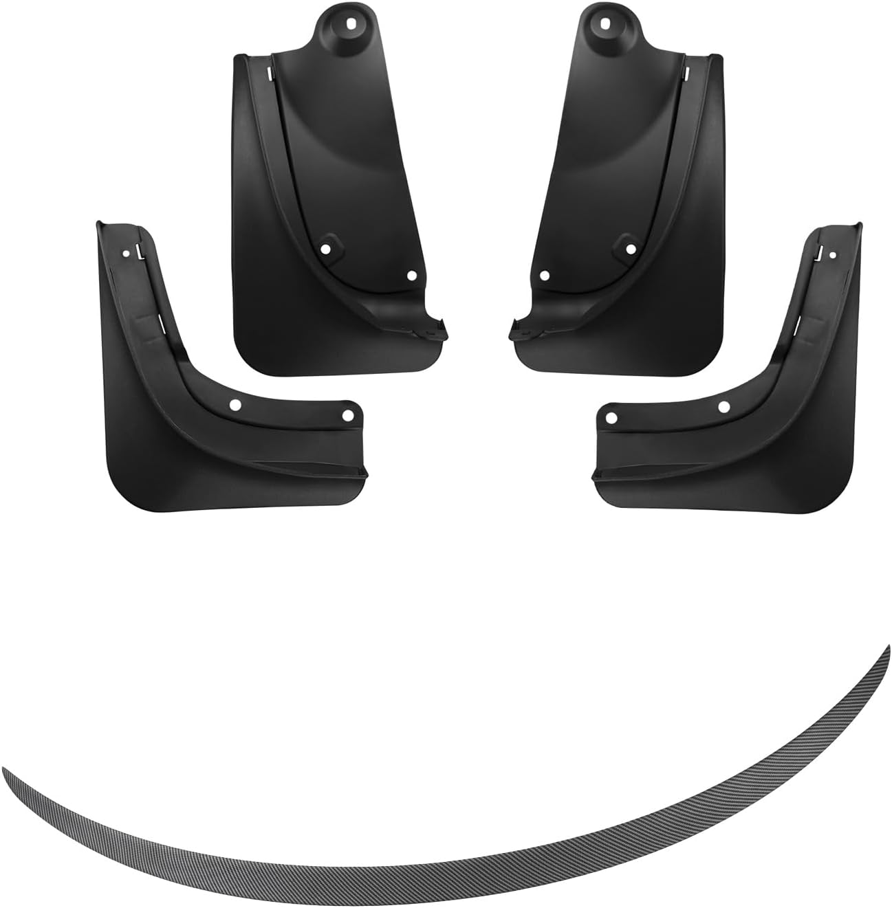 BASENOR Tesla Model Y Spoiler and Model Y Mud Flaps