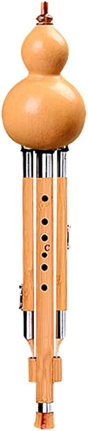Professional Hulusi Chinese Bamboo Cucurbit Handmade Hulusi Flute Ethnic Musical Woodwind Instruments, for Beginners Musical Amateurs (Size : C Key)