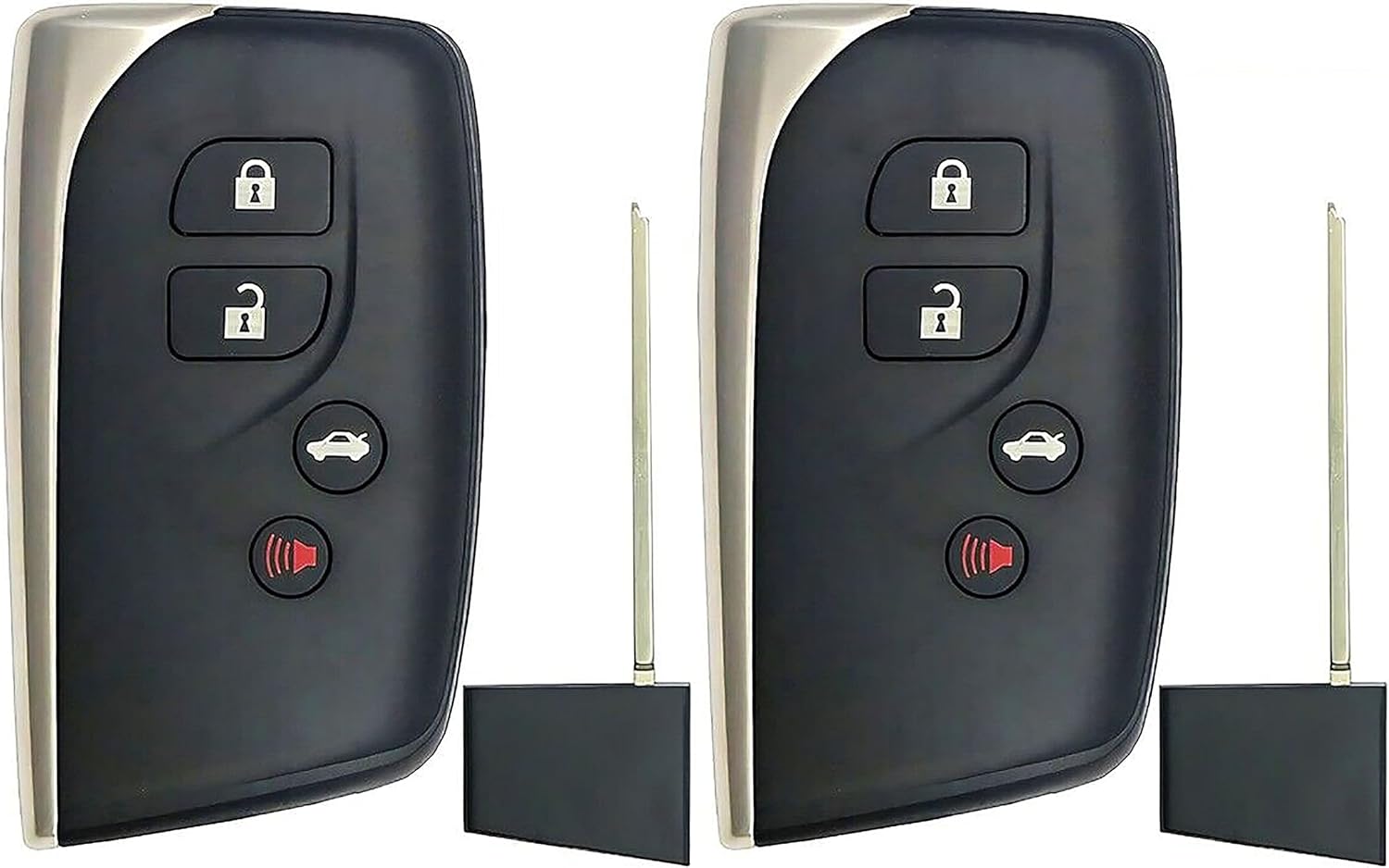 2X New Replacement Proximity Key Fob Remote Compatible with & Fit for Lexus (Read Description) - MPN HYQ14ACX-N-01