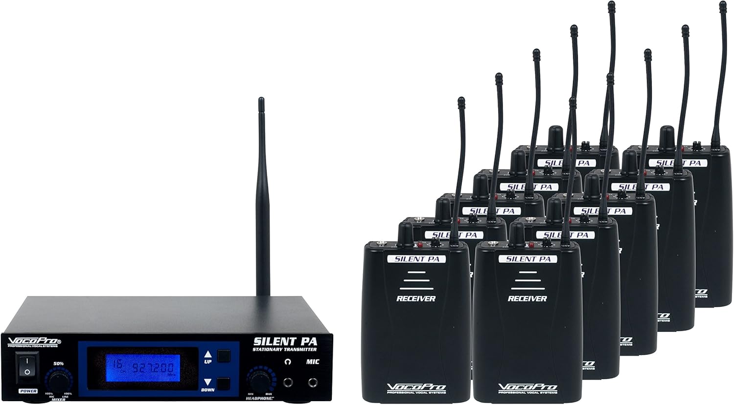 VocoPro Audio Broadcast System, USB, 16.00 x 9.00 x 17.00 (SILENTPASEMINAR)