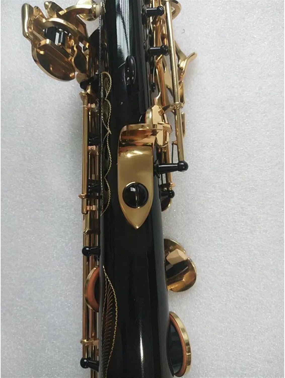 Woodwind Instruments Straight Treble Sax Black Saxophone Mouthpiece Professional Level