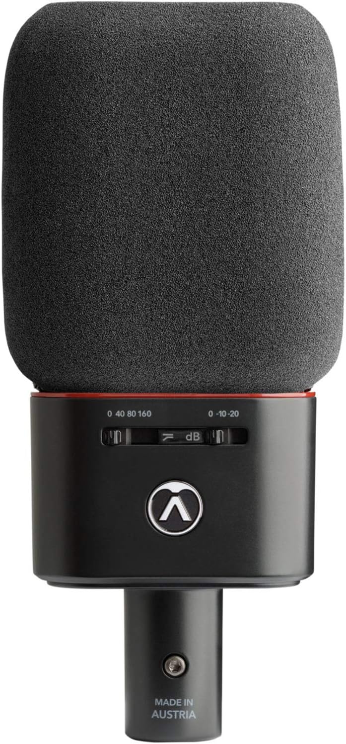 Austrian Audio OC18-STUDIO-SET, OC18 Microphone, Spider Mount, Mic Clip, Windshield, Case