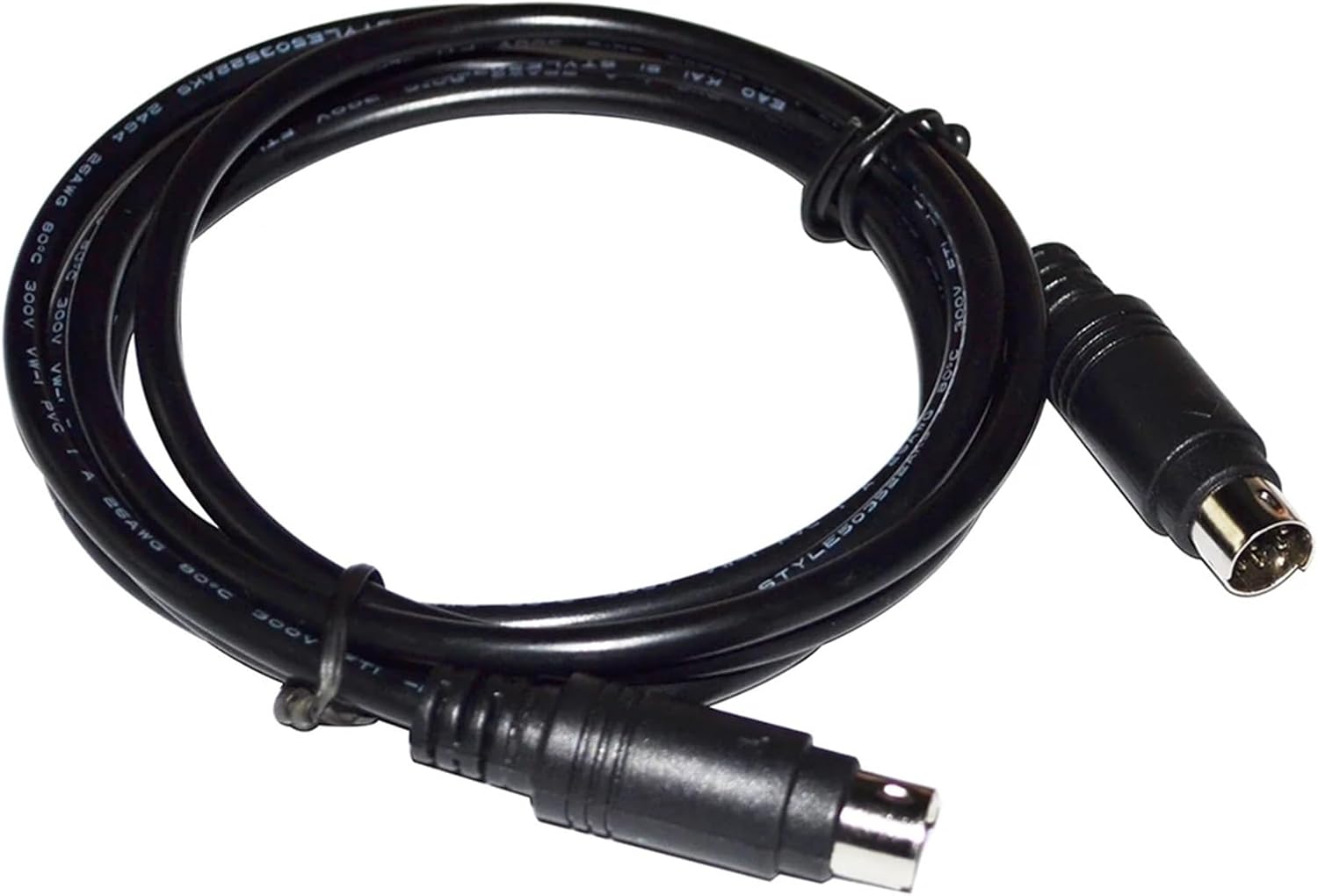 MINI DIN 8 PIN MD8 to MD8 8-PIN Male Adapter Data Cable for X5(D) MIDI Music Synthesizer to Host Port AG-002 for Macintosh(3metres)